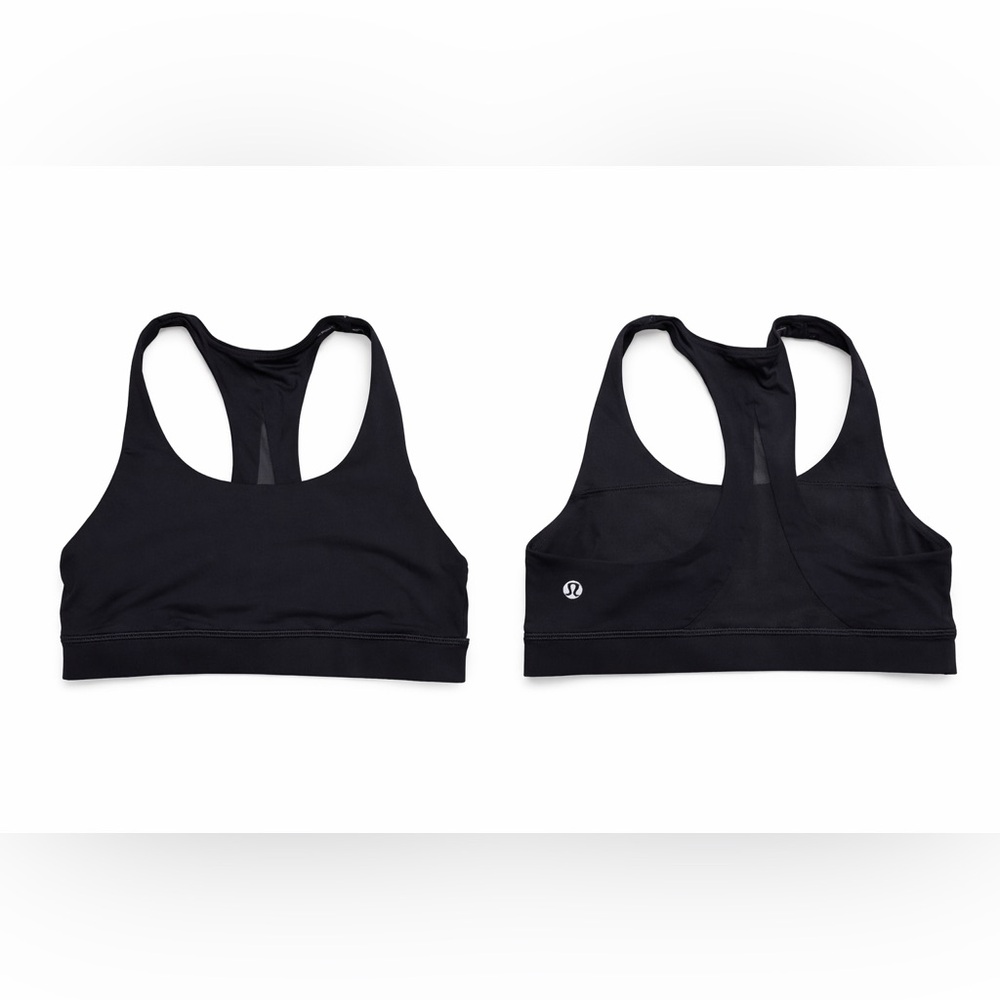 Lululemon Racerback Mesh Sports Bra Size 4 White